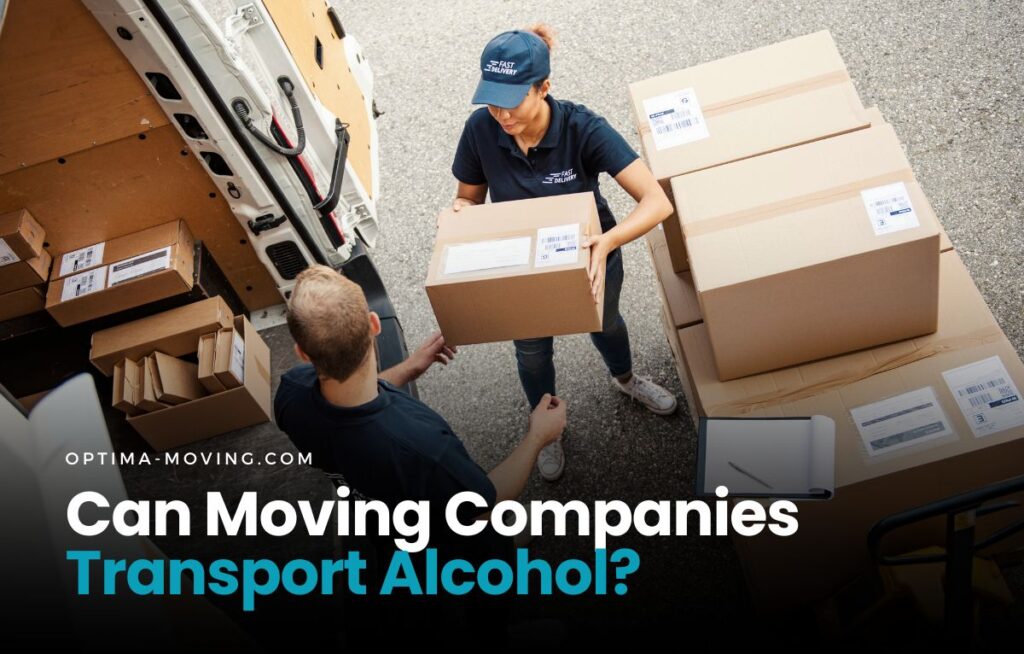 can moving companies transport alcohol